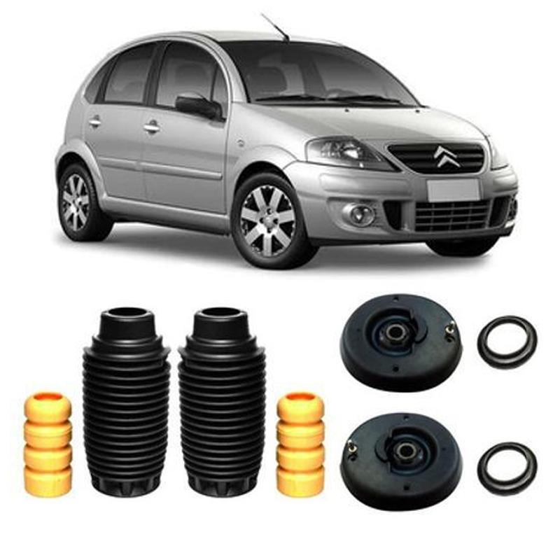 Kit Batente Suspensão Dianteira Citroen C3 2009 2010 2011 - Auto Flex ...
