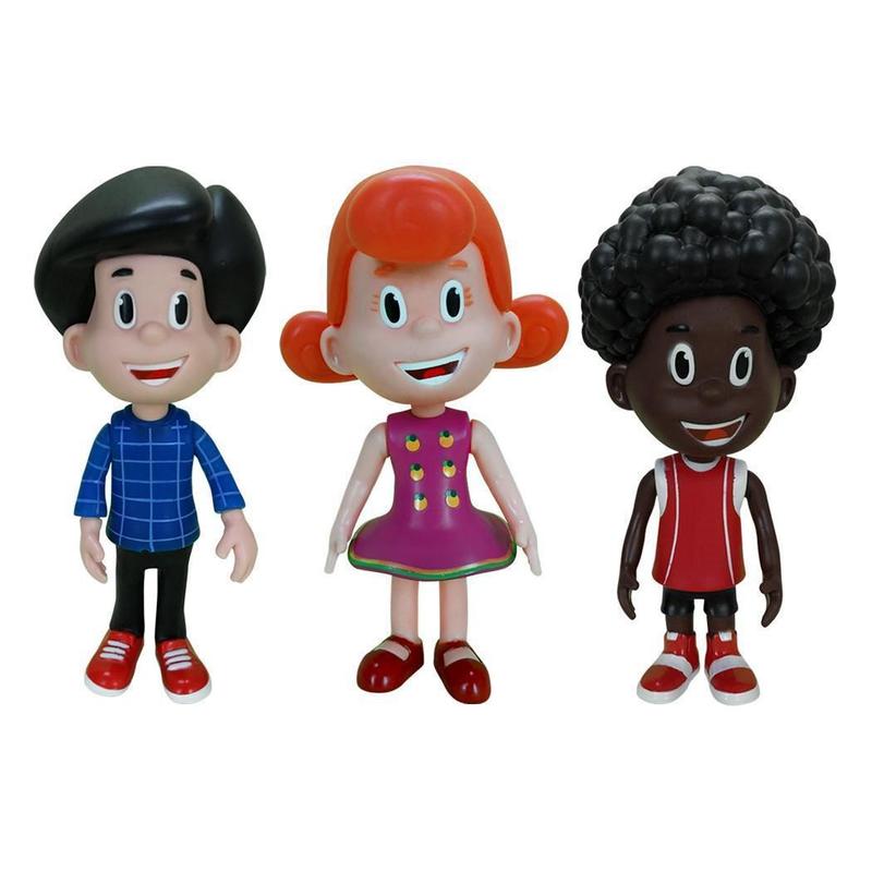 Kit Bonecos 3 Palavrinhas Miguel Sarah E Davi Articulados - Lider ...