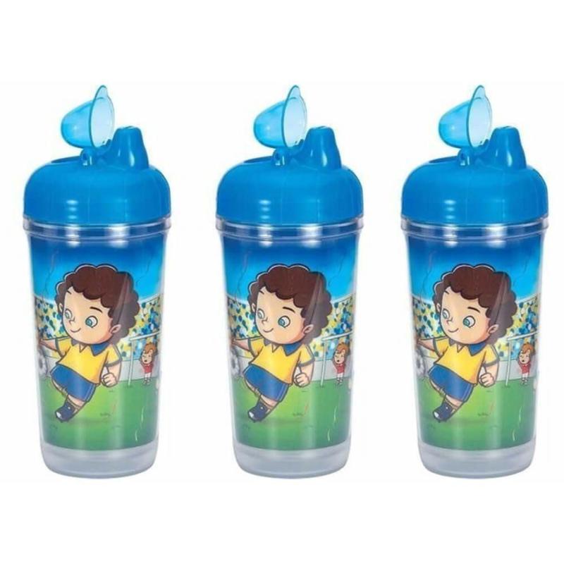Kit C/03 Kuka 6156 Copo Infantil MÁGico Fun Menino 330ml - Copo de ...