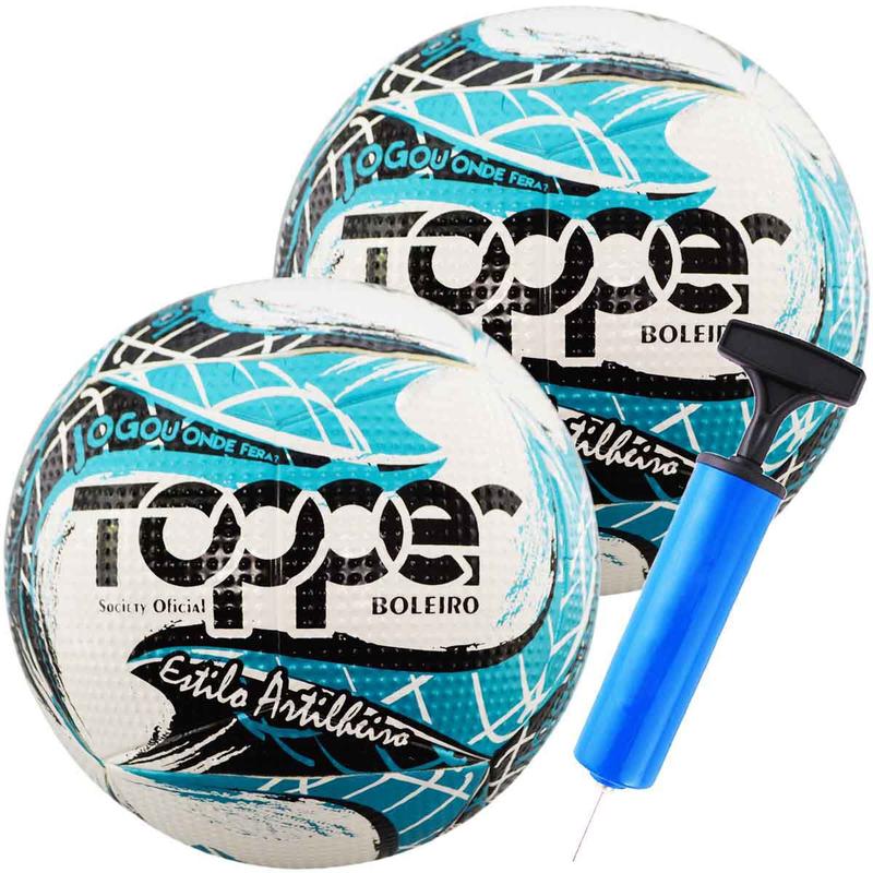 Bola Society Topper Boleiro 2023 - Tecnologia Tech Fusion - Impermeável E Macia