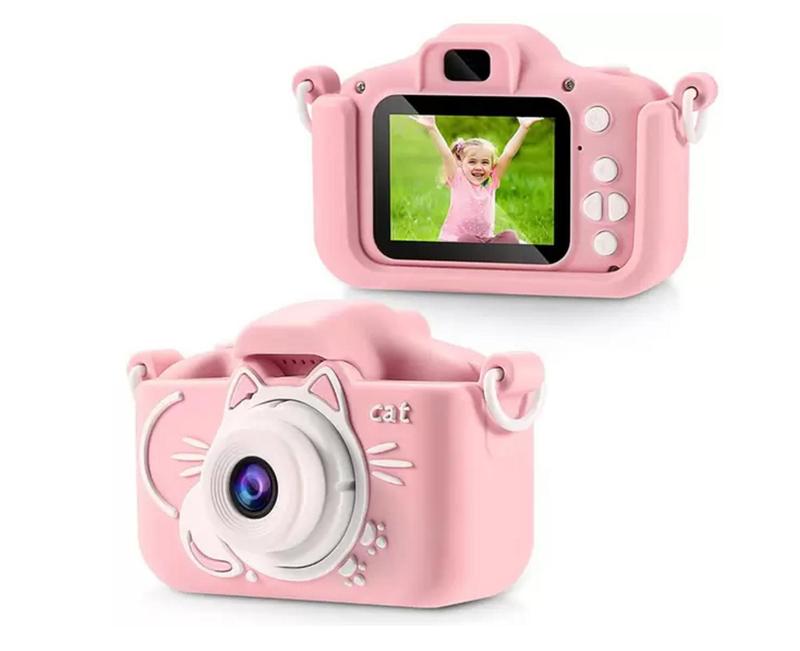 Kit Câmera Fotográfica Infantil Digital Vídeos Fotos Jogos Fam