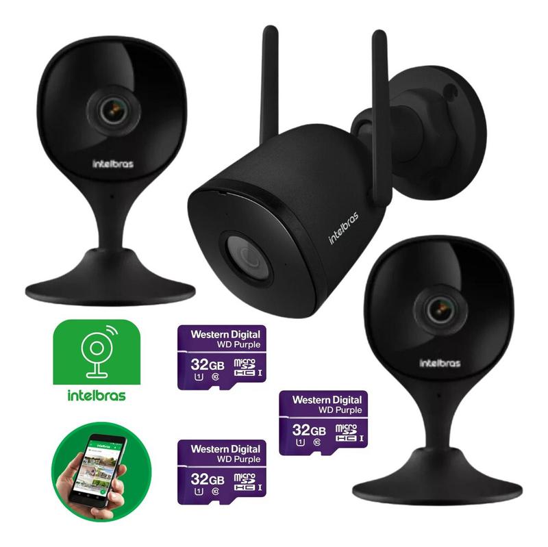 Kit Câmeras 01 Im5 Sc E 02 Camera Imx-c Black C Cartão 32 Gb ...