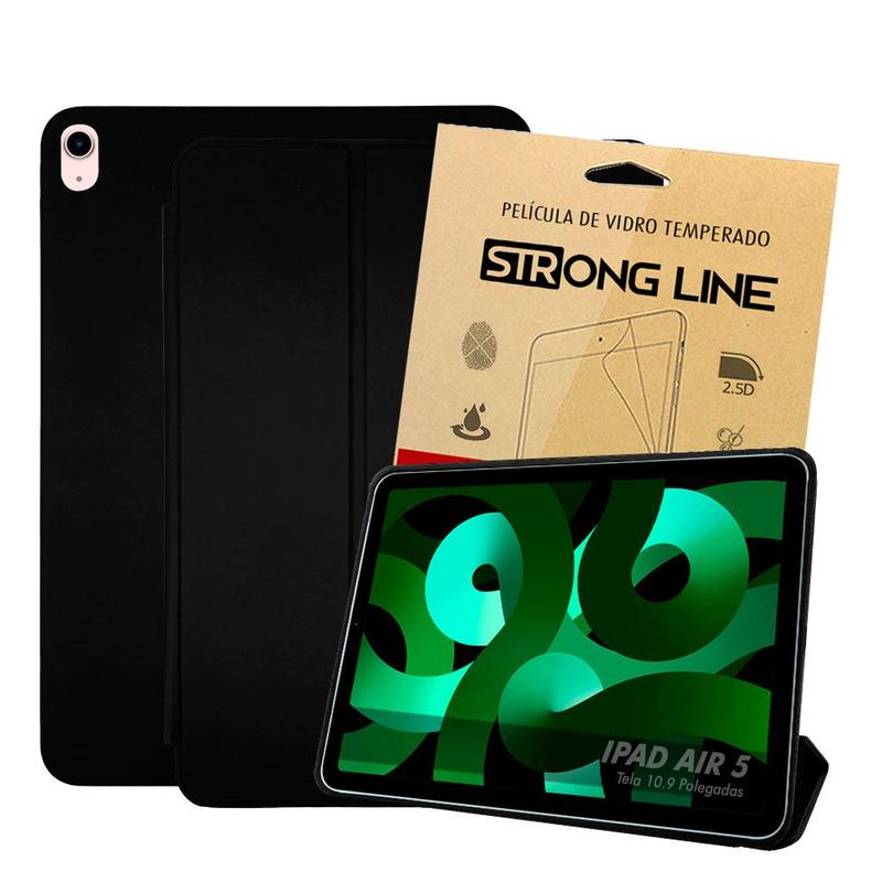 Kit Capa Para Ipad Air 5 5ª Geração 2022 10.9 Polegadas Smart Magnética ...