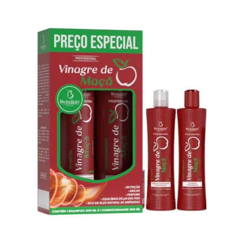 Kit Capilar Vinagre de Maça Bio Instinto 2 unidades - Kit de Tratamento ...