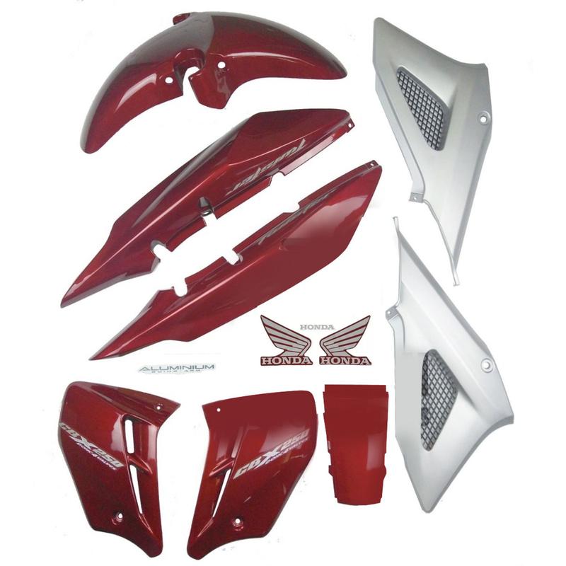 Kit Carenagem Twister 250 Vermelha 2006 Com Adesivo - SPORTIVE ...