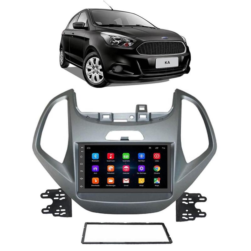 Kit Central Multimídia Android Ford Ka 2015 2016 2017 Sem Computador de ...