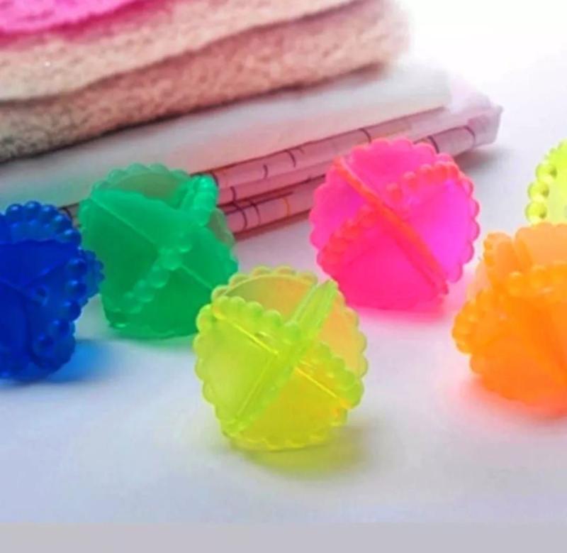 Kit Com 20 Esferas Bolinhas Para Lavar Roupa Maquina - KAEKA - Bola de ...
