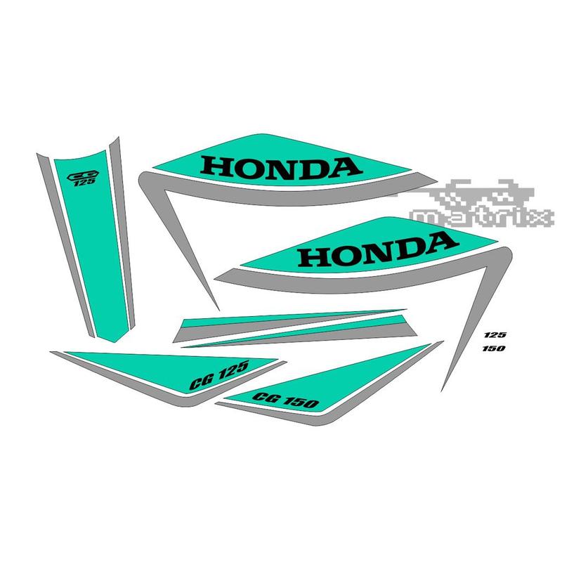 Kit Completo Adesivo Honda cg 150 Edição Limitada - Adesivos Matrix ...