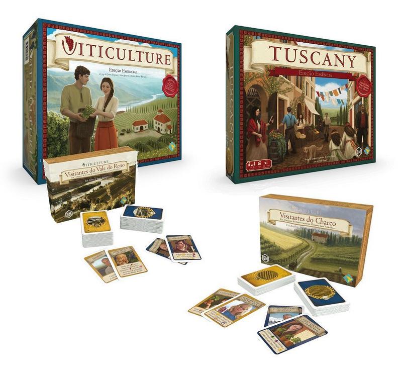 kit completo Viticulture Essencial Edition + expansões - jogo de ...