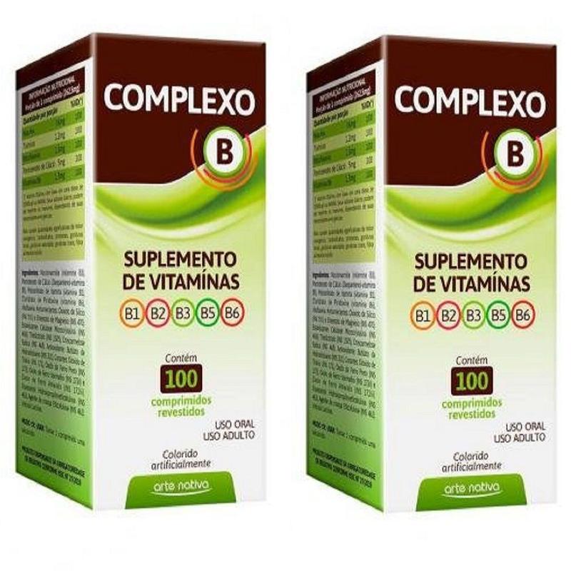 Kit Complexo B c/2x100 Suplemento Vitamínico Completo - ArteNativa ...