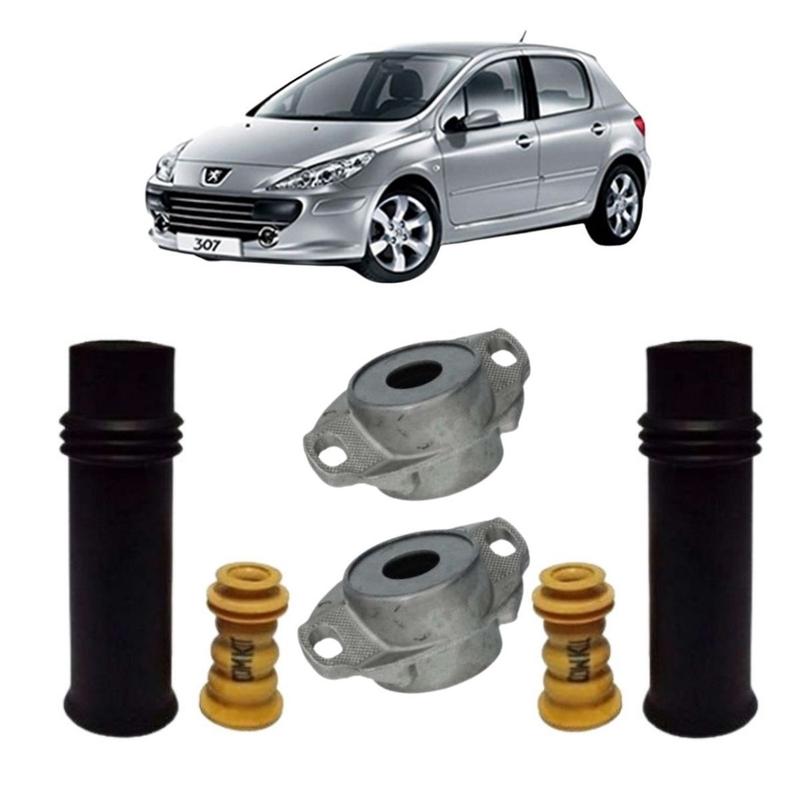 Kit Coxim Batente do Amortecedor Traseiro Peugeot 307 - Jepaflex ...