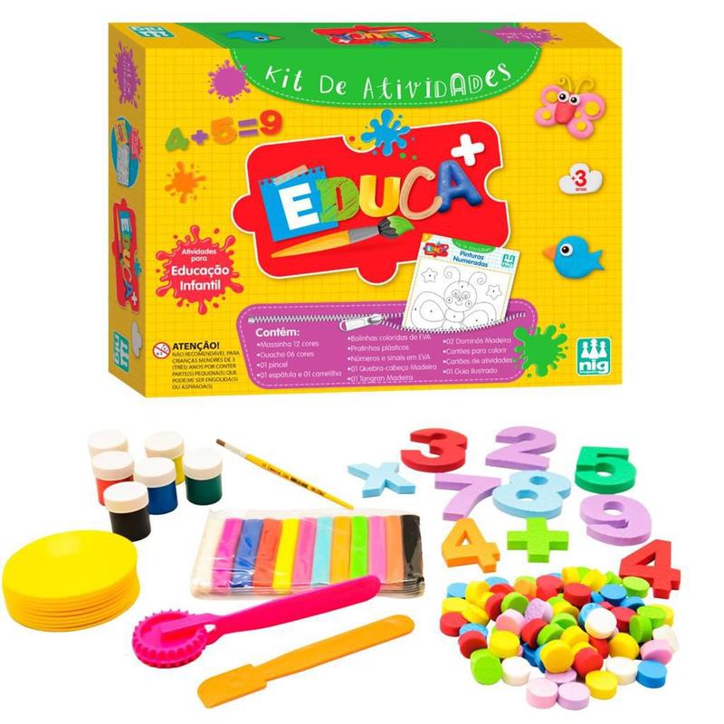 Kit De Atividades Educativo Pedagogico Para Criança Aprender - NIG ...