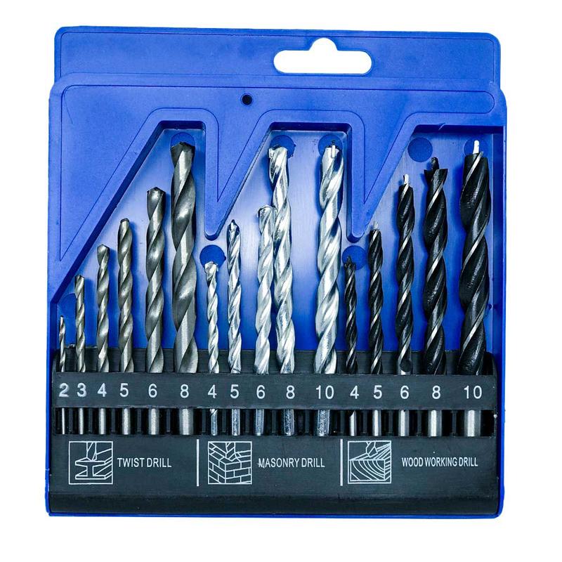 Kit De Broca Mix 16 Peças Para Madeira, Concreto e Metal - TL42183 ...