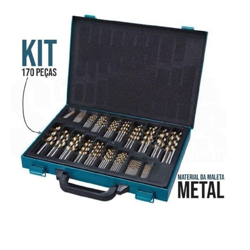 Kit de brocas hss contendo 170 pcs d-30564 - MAKITA - Broca - Magazine ...