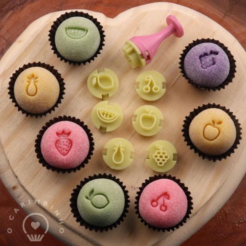 Kit de Carimbos para Brigadeiros - Frutas - A Brigadeirinha - Carimbos ...