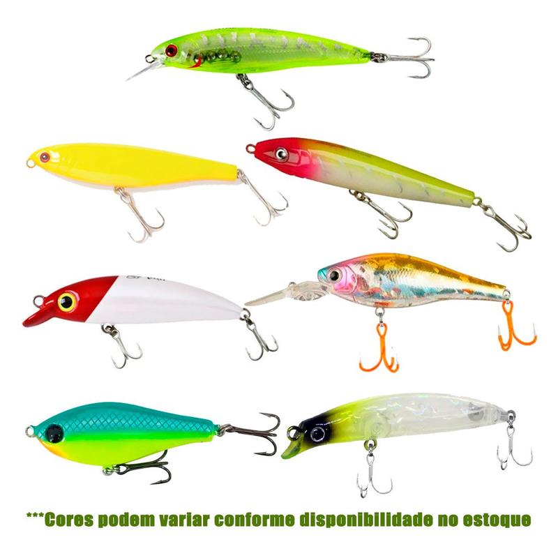 Kit de Iscas Artificiais para Tucunaré by Pesque Brasil - Isca ...