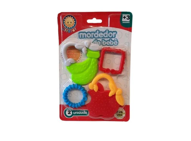 Kit De Mordedores Coloridos Em Silicone +3 Meses Bebê - KitStar ...