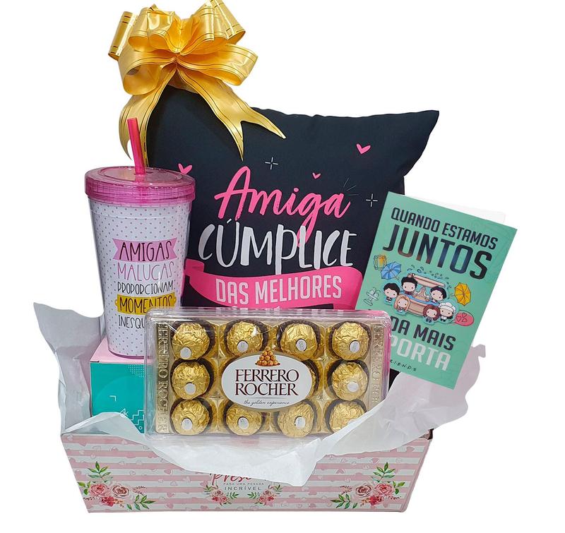 Kit de Presente Para Amiga + Chocolate Ferrero Rocher com 12 - Sude ...