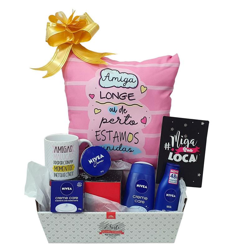 Kit De Presentes De Amiga - Presente Para Amiga + Kit Nivea - Sude ...