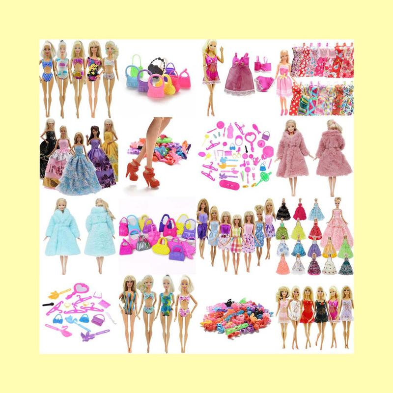 Kit de Roupas e Acessórios Para Boneca Barbie - Sheilinha 3 - Sheilinha ...