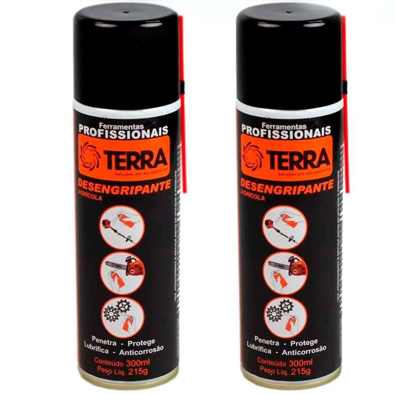 Kit Desengripante Agrícola 300ml - Terra Equipamentos 2 Unidades ...