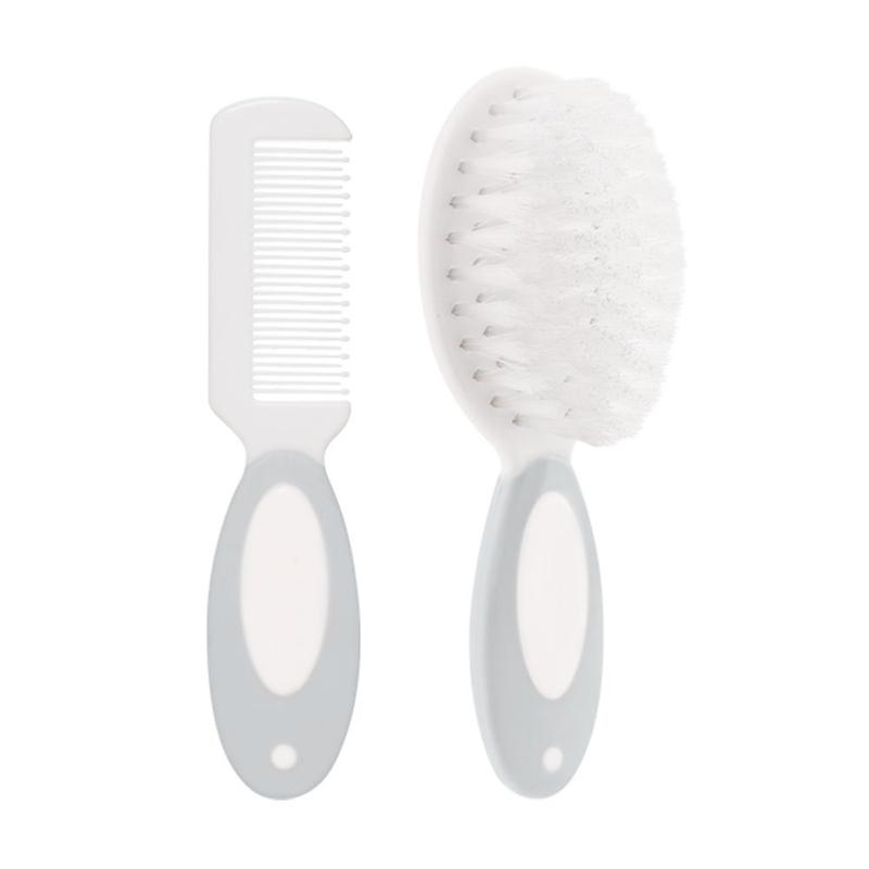 Kit Escova E Pente Para Bebe Cabelo Cerdas Macias (0M+) Buba - Buba ...