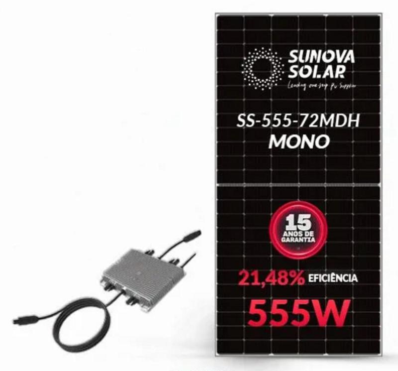 kit Fotovoltaico geração 560 kW/h mês com instalação e projetos ...