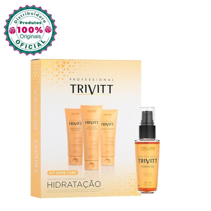 Kit home care c/ hidratação + item extra - TRIVITT - Kit de Tratamento ...