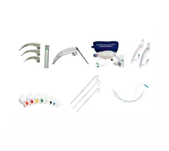 Set di strumenti per laringoscopio a piedistallo con cavo in fibra Set di strumenti per laringoscopio a piedistallo con cavo in fibra