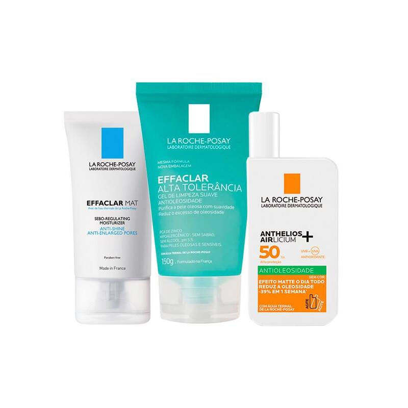 Posay Kit Kit La Roche Posay Facial - Gel de Limpeza e Protetor Solar FPS 50 e ...