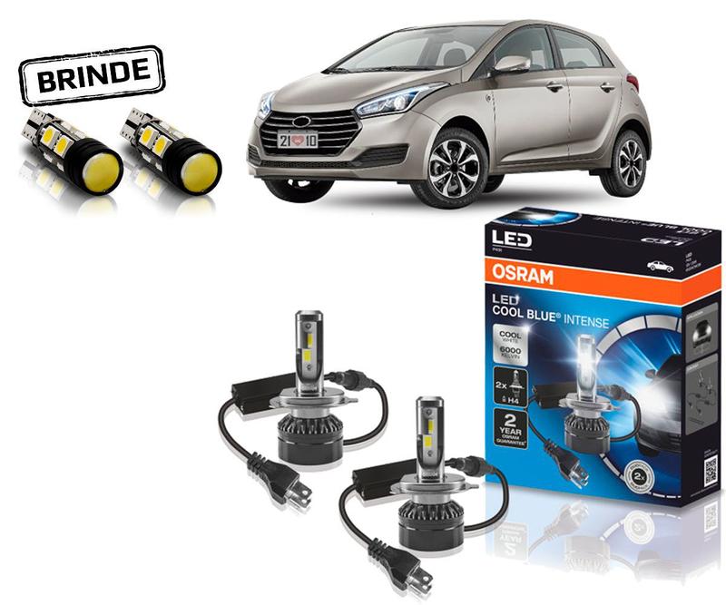 Kit Lampada Led Osram Farol Hb20 Novo 2019 2020 - Lâmpada Automotiva ...