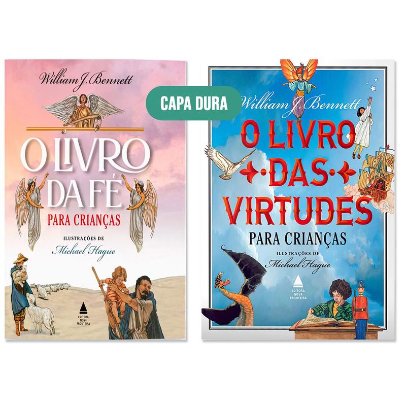 Kit Livro Das Virtudes Para Crianças + Livro da Fé para Crianças ...