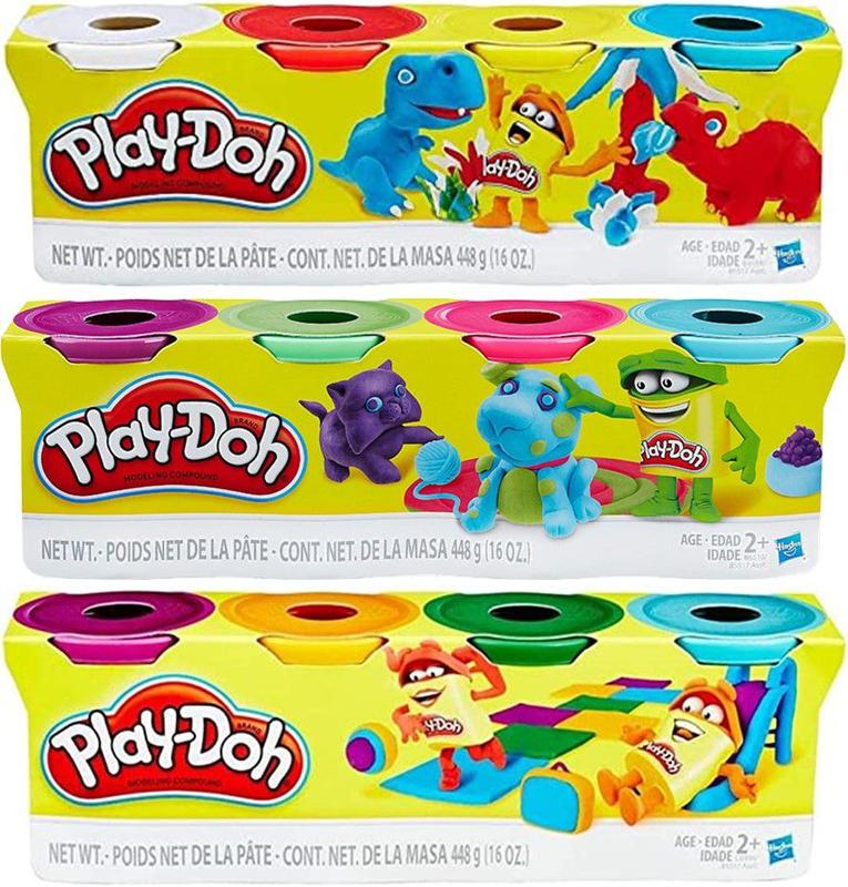 Kit Massinha de Modelar Play Doh 12 Potes Sortidos Hasbro - Massinha ...