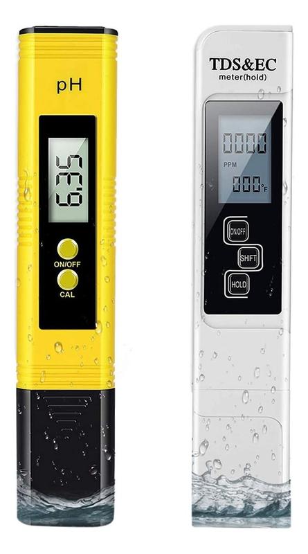 Kit Medidor De Ph da Agua + Medidor De Tds EC Temperatura da Agua - RZ ...