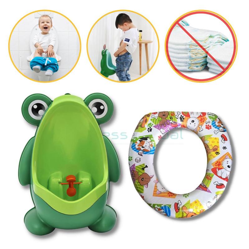 Kit Mictório Infantil Sapo + Assento Redutor Marinheiro - Majestic ...