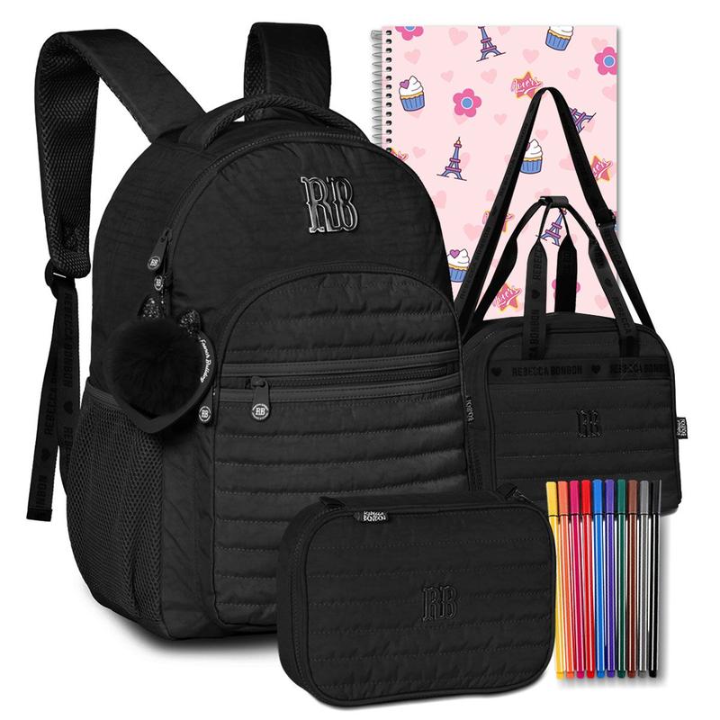 Kit Mochila RB Rebecca Bonbon Escolar Feminina Lançamento - Mochila ...