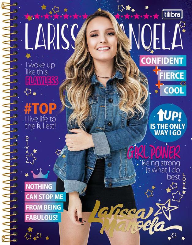 Kit Pacote com 4 Tilibra Caderno Larissa Manoela 80 folhas - Caderno ...