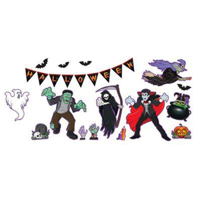 Kit Painéis Cartonagem Halloween - 24 itens - Nudelmania - Tatuagem