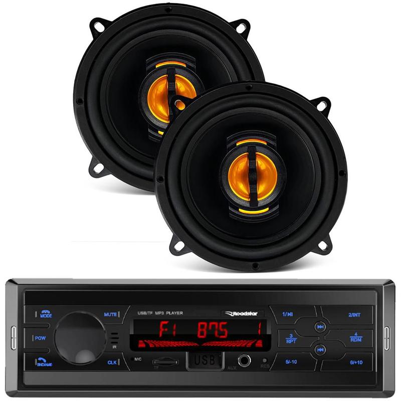 Kit Par Falante 5 Pol Jb5 Flex Leson + Rádio Mp3 Bluetooth - Le Son ...
