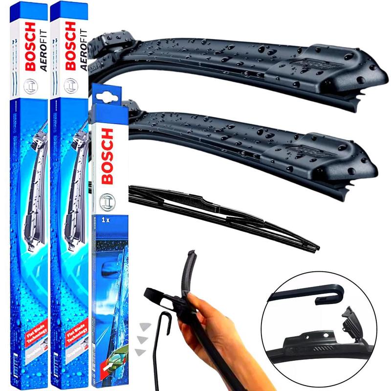 Kit Par Palheta Limpador de Parabrisa Para Brisa Paleta Traseira Bosch ...
