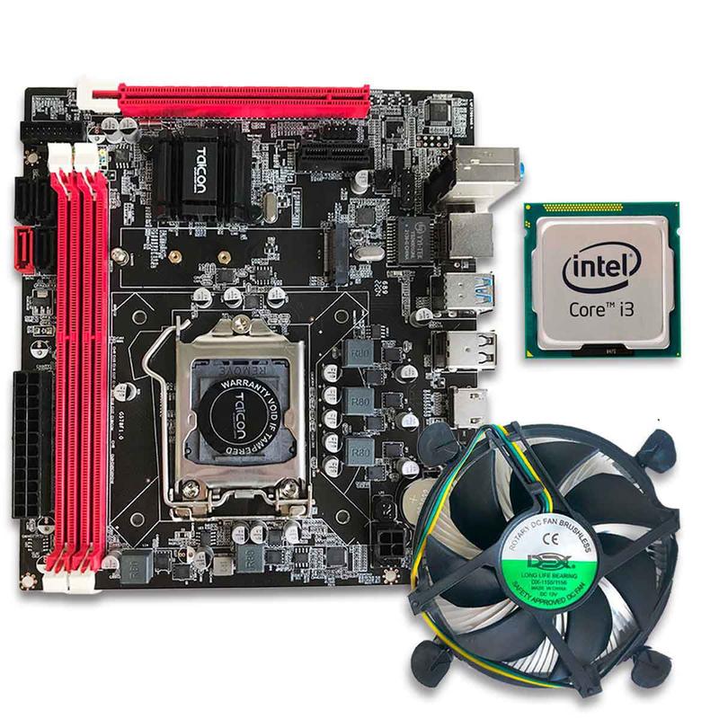 Kit PC Placa Mãe + Processador i3 + Cooler UPGRADE Desktop Computador ...