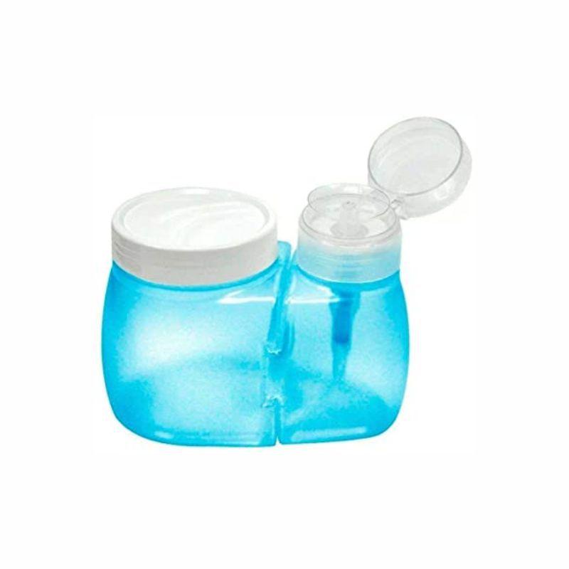 Kit Porta Algodão e Dosador De Acetona Manicure Azul - Santa Clara ...