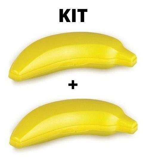 Porta Banana Protettivo In Plastica Per Lunch Box - Contenitore Per Frutta Anti-schiacciamento Con Fori D'Aria, 3 Colori