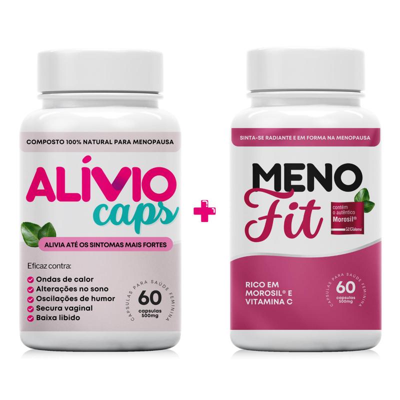 Kit Promocional Para Mulheres Na Menopausa - Alivia Os Sintomas ...