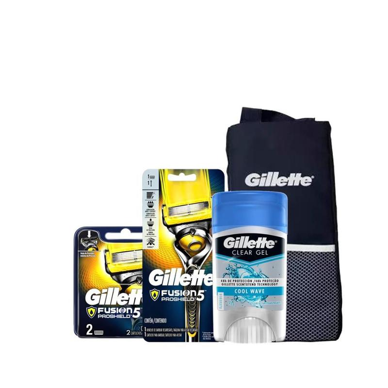 Kit Proshield carga + Aparelho + Desodorante + Brinde - Gillette ...