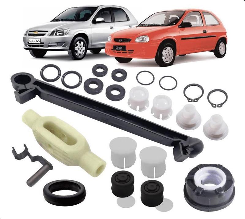 Kit Reparo Alavanca Câmbio e Trambulador Corsa Celta - Kan - Kazan ...