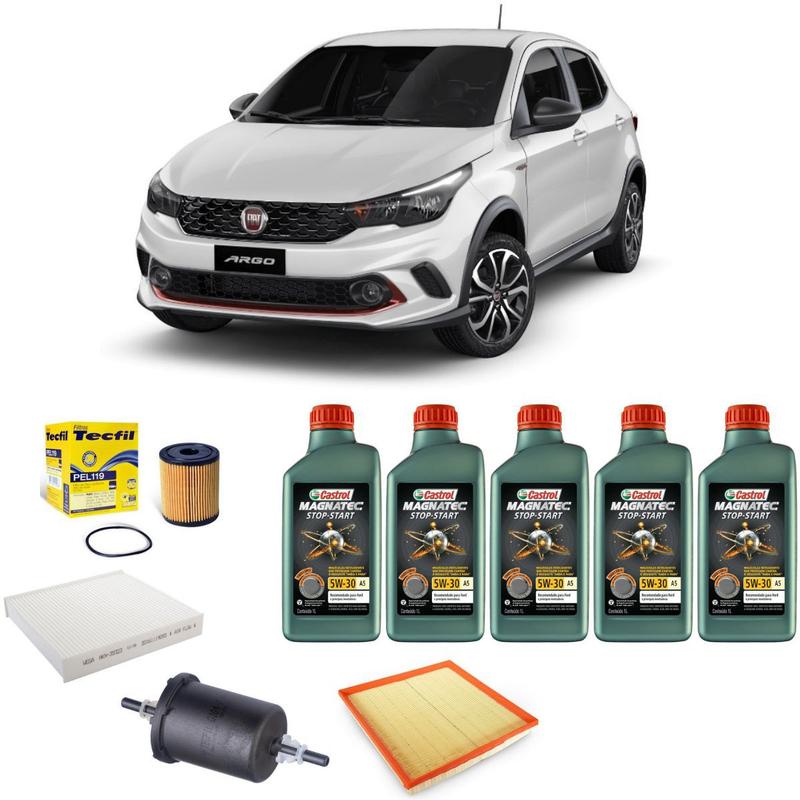 Kit Revisão Fiat Argo 1.8 Castrol - Autopeças - Magazine Luiza