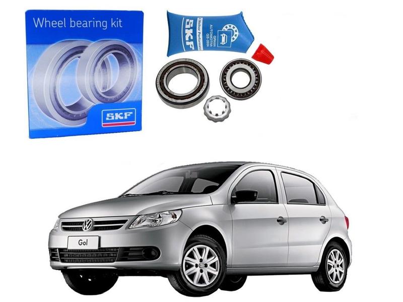 Kit rolamento roda traseiro skf original volkswagen gol g5 1.0 1.6 2009 ...