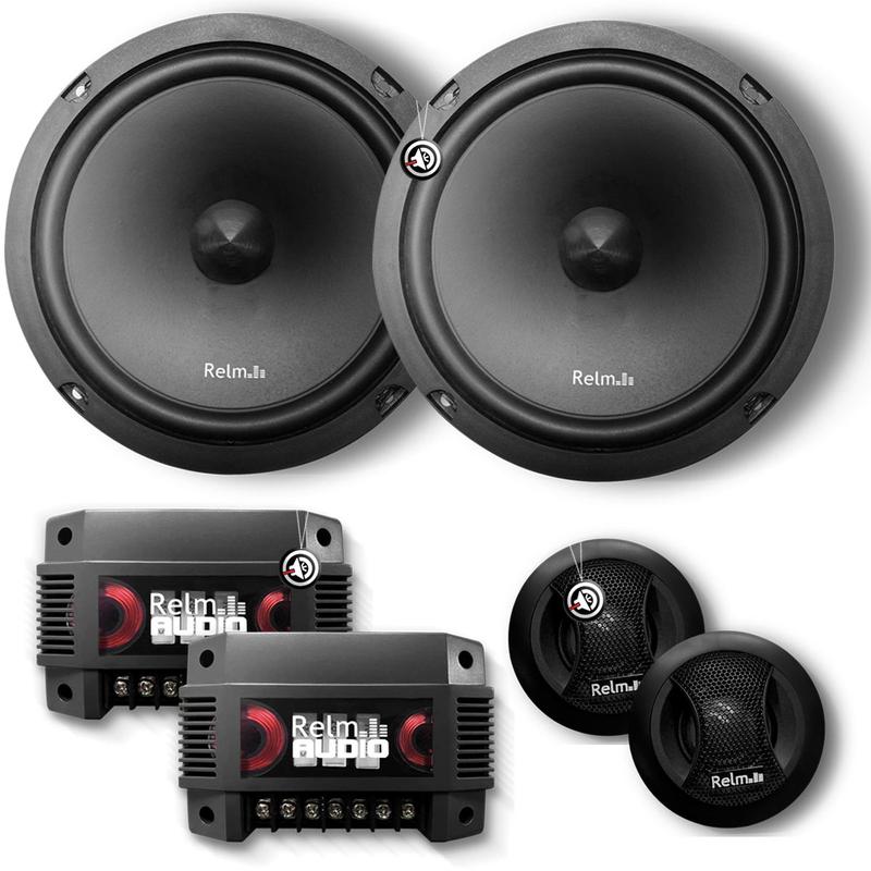 Kit Som Automotivo Auto Falante Coaxial Duas Vias Para Portas do carro ...