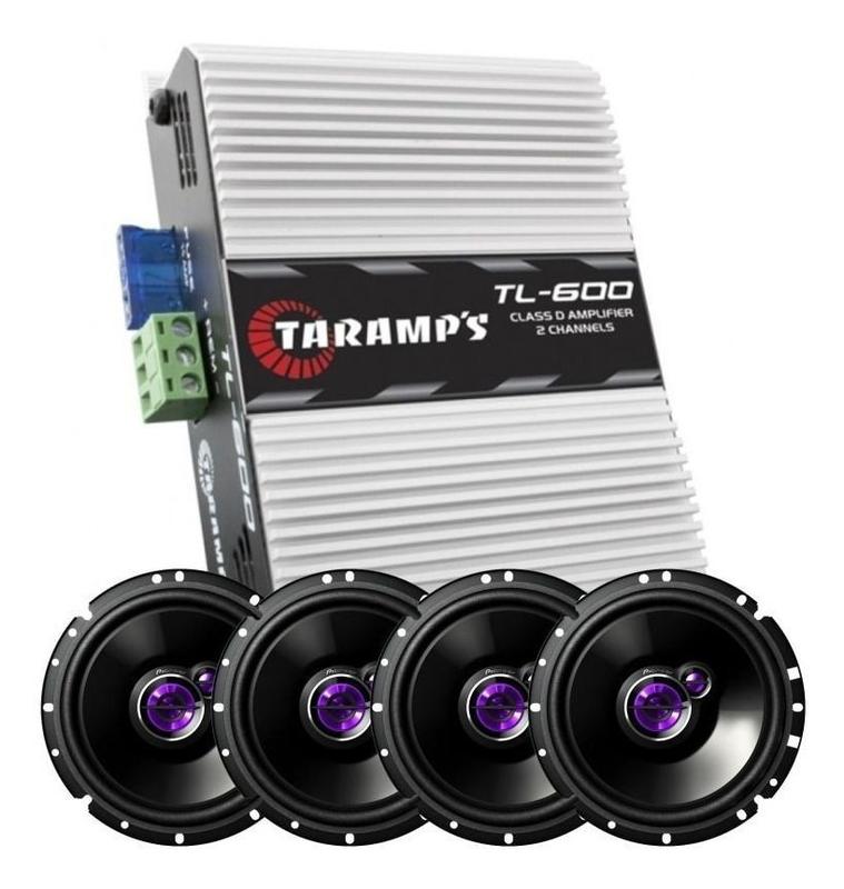 Kit Som Interno 4 Pioneer 3 Vias + Módulo Taramps Tl 600 - Módulo ...